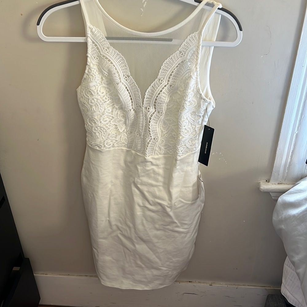 Lulus white dress brand new